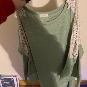 green fancy shirt